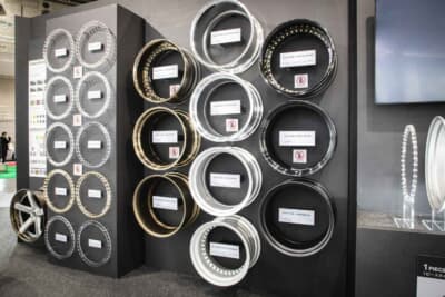 リムアレンジ、ピアスボルトの展示