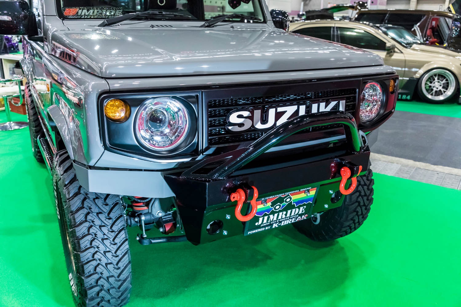 スズキ「ジムニー」にナローバンパー装着！ ノーマル車高でも