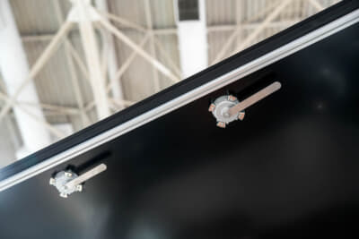 ランプス 1960:扉のハンドルロックは基本ひとつだが、オプションとして1個につき5000円で追加できる