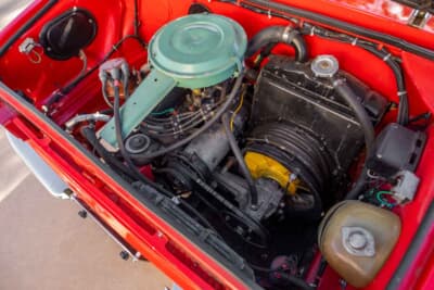 2万8000ドル（邦貨換算約425万円）で落札されたフィアット「850スパイダー」（C）Bonhams