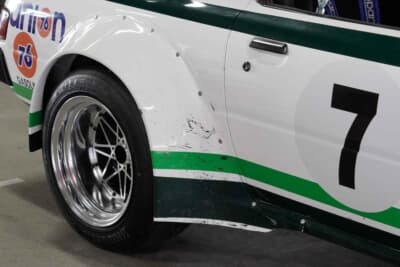 マツダ サバンナRX-7 デイトナ24時間レース仕様車：リアもデイトナ用オーバーフェンダーを装備