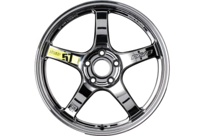 グラムライツ 57CRリミテッド：クロームメッキ調の上質で高級なレイズブラックメタルコート色