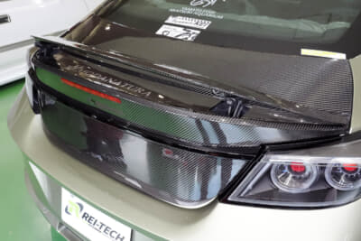 レイテックオートワークス GR86：可変式の「アクティブ・リアウイング・システム」は必見。なおトランクも専用品となる