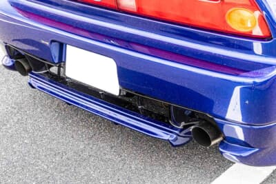 ホンダ NSX：排気系が変更されている