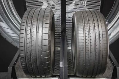 ADVAN Sport V107（左）、ADVAN dB V553（右）