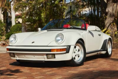 28万ドル（邦貨換算約4360万円）で落札されたポルシェ「911スピードスター ターボルック」（C）Courtesy of RM Sotheby's