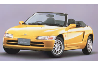 1991年にミッドシップ軽オープンスポーツのホンダ ビートが発売された