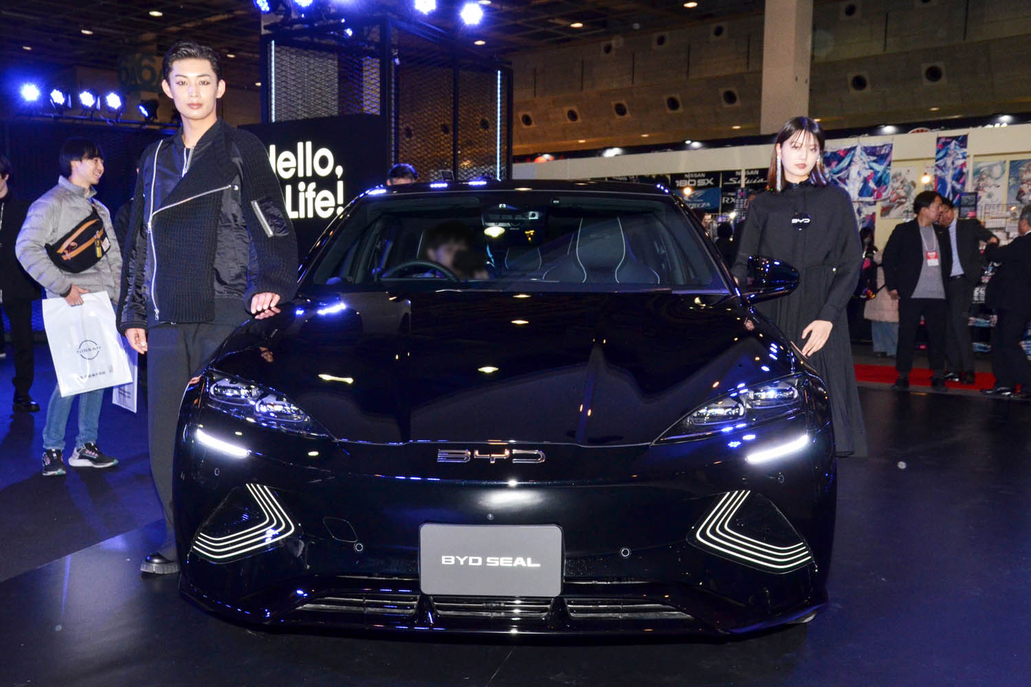日本未発売のBYD「シール」がお披露目！ 上級EVセダンは中国から