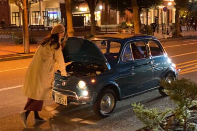 ゴブジ号の飼い主と違って、こうしたさり気ないシーンもサラッと決まっちゃうのだよねぇ……。さすが