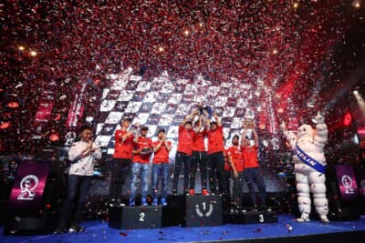 『グランツーリスモ7』の世界チャンピオン宮園拓真選手（c）2025 Sony Interactive Entertainment Inc. Developed by Polyphony Digital Inc.