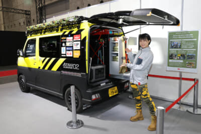 ダイハツ アトレー WILDRANGER2：防災士としても活躍する「さばいどる」の“かほなん”さんがプロデュースした