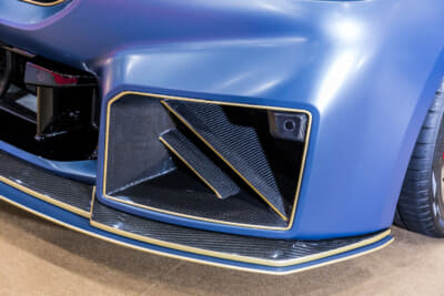 BMW G87型 M2クーぺ：end.ccのエアロにNext Innovationのアンダーリップを追加