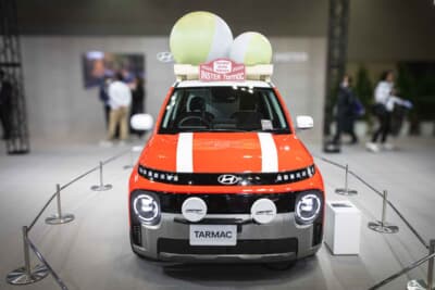ヒョンデ インスター ターマック：1960年代のラリーカーをモチーフにカスタマイズした