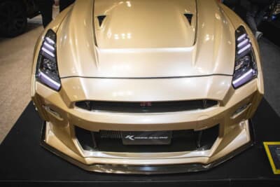 R35 GT-R MY24 EDITION WIDEBODY：エアロパーツの形状を１年かけて見直し、すべて保安基準をクリアするカタチで出展した