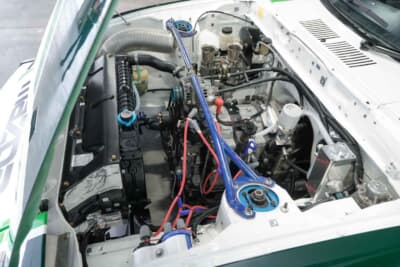 マツダ サバンナRX-7 デイトナ24時間レース仕様車：13Bエンジンはブリッジポート仕様だったものをペリフェラルポート仕様に変更