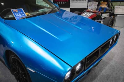ネオ スカイライン：デザインは実車に段ボールなどで仮装。スカイラインクーペとC110型スカイラインのプラモデルをドッキングさせながら実車に反映させた