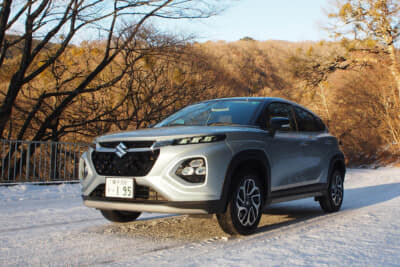 スズキ フロンクス：雪道、氷雪路では、思いのほかに後輪への駆動レスポンスが速いこと、安定性においてはグリップコントロールの有用性も確認できた