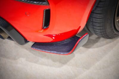 アバルト 595：リアバンパーカナードも、大阪オートメッセで初披露された新製品