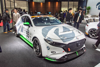 スーパー耐久シリーズ ST-Qクラスに準拠したMAZDA SPIRIT RACING MAZDA3 Bio concept