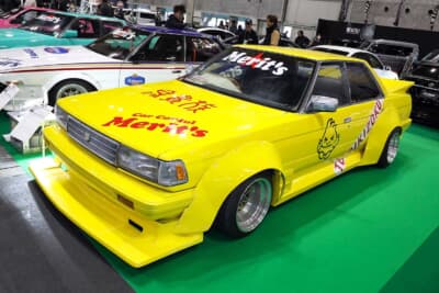 トヨタ GX71型 チェイサー：延長デッパ仕様にすることで、迫力のあるフロントフェイスを演出