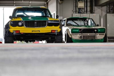 ゼッケン8番は1971年5月に富士スピードウェイで開催された日本グランプリ ツーリングカーレースで2位でゴール