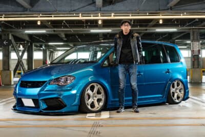 VW ゴルフ トゥーランとオーナーのasayanさん