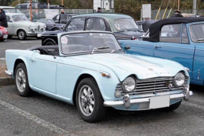 1965年製トライアンフ TR4A:相川広之さんの愛車となって28年目という1965年製トライアンフTR4A