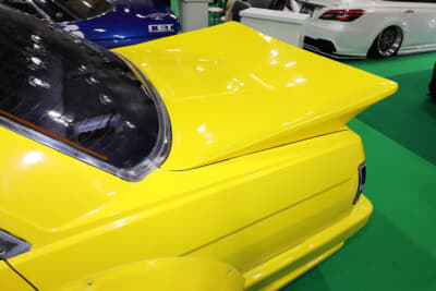 トヨタ GX71型 チェイサー：リアは巨大なベタ付けウイング、通称セブンパネをセットしている