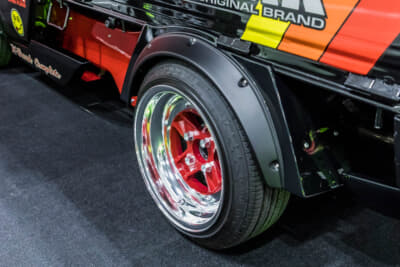 K-BREAKのダイハツ ハイゼットジャンボ 前期型：ホイールはSSRのMk-IIを装着している