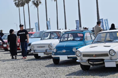 500に限らない多彩なクラシック・フィアットが集まった