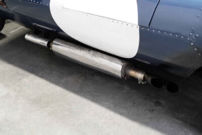 ジャガー Dタイプ ミュルザンヌ:サイド出しのマフラーを装備