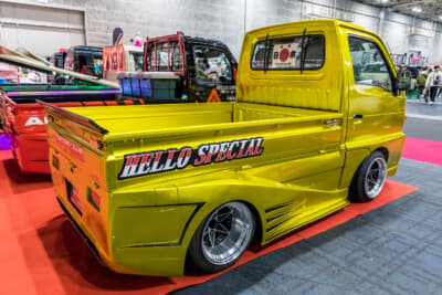 はろーすぺしゃるのスズキ 51T型 キャリイ：全長調整式＆15段階減衰力調整式のオリジナル車高調を装着