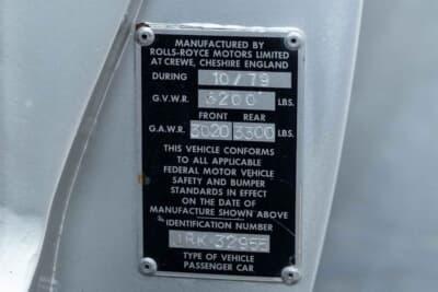 4万1440ドル（邦貨換算約620万円）で落札されたロールス・ロイス「カマルグ」（C）Bonhams