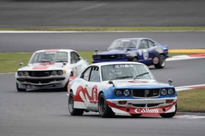 マツダ サバンナRX-3 マツダオート東京 寺田陽次郎仕様:辻さんの愛車は数あるサバンナRX-3レーシングレプリカの中でも格別のスピードを誇っている