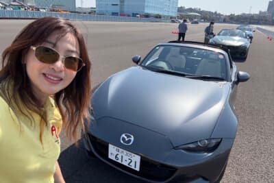 U-18運転予備校でマツダ ロードスターRFを担当しました