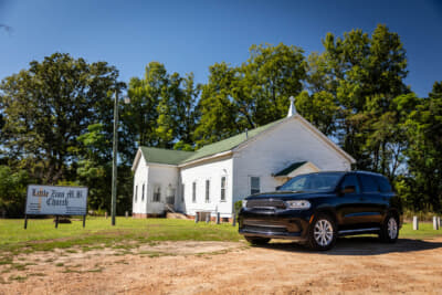 ハーツ・レンタカーにお借りしたダッジ デュランゴ。南部の旅にぴったりだ