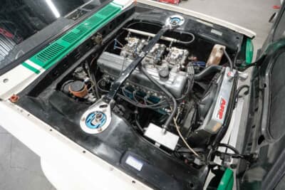 日産スカイライン2000GT：中華ウェーバーと呼んでいる中国製のキャブレターをセット。エンジンはL28改の3.1リッター仕様