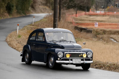 1959年製 ボルボ PV544：1966年に行われたJAF公認の第1回富士霧島4000kmラリーでは、父・章二さんがオフィシャルとして、このPV544で参加。当時高校生の呉さんも西宮まで同行したという