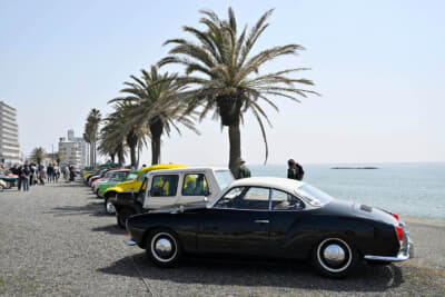 フォルクスワーゲン カルマンギアも3台が参加していた