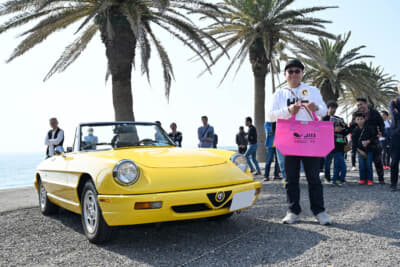 取材陣の投票による「チッタ ミラマーレ・アワード」は、115系のアルファ ロメオ スパイダーが受賞した