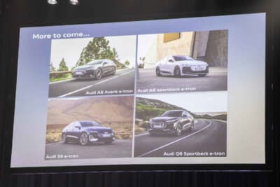 2025年内に導入予定のA6アバントe-tron、A6 スポーツバック e-tron、S6 e-tron、Q6スポーツバック e-tron