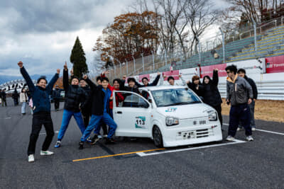 ターボGPには自分のホンダ S660で参戦し、HA36カップはレンタル車両で参戦する阿部優翔。両カテゴリーでシリーズチャンピオンに輝いた