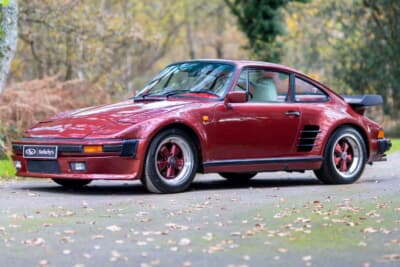 26万2500ユーロ（邦貨換算約4230万円）で落札されたポルシェ「911ターボ フラッハバウ」（C）Courtesy of RM Sotheby's