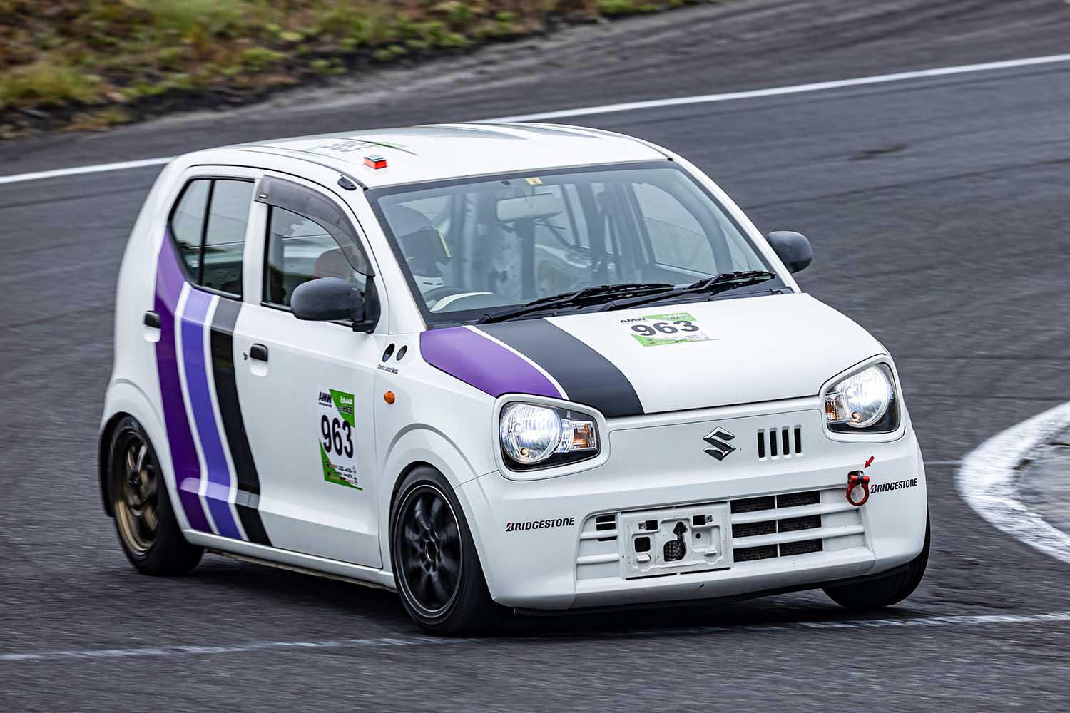 軽自動車で京都から東北まで自走でレースに参戦！ スズキHA36型「アルト」を長距離移動にも対応して臨む「東北660選手権」の戦略とは