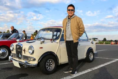 ウーズレー ホーネット Mk3とオーナーの“Tana−san”さん