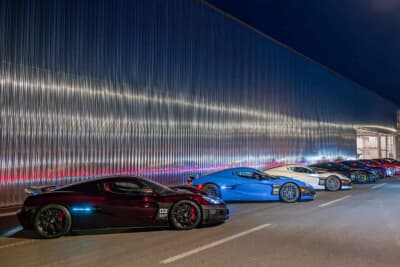 リマックが開催したネヴェーラ トレイルブレイザーズ ツアーには、9台のリマック ネヴェーラが集結した