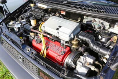 ホンダ シティターボ：エンジンはノーマルを維持し、オイル下がりは修理している。クラッチとステアリングのオーバーホールなども実施済み