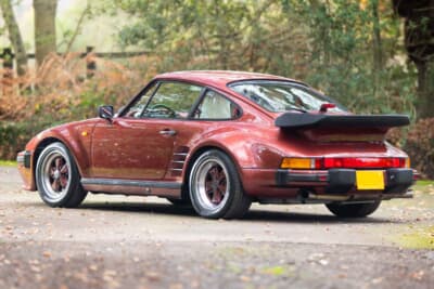 26万2500ユーロ（邦貨換算約4230万円）で落札されたポルシェ「911ターボ フラッハバウ」（C）Courtesy of RM Sotheby's