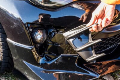 TOYOTA 86：フロントのフォグランプカバーはDIYで加工を施してオリジナリティを高めている