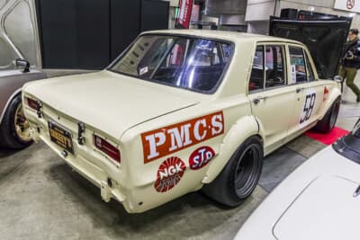 日産スカイラインGT:1970年にJAFグランプリで黒沢元治氏が乗って優勝を果たしたゼッケンナンバー58号車を忠実に再現している